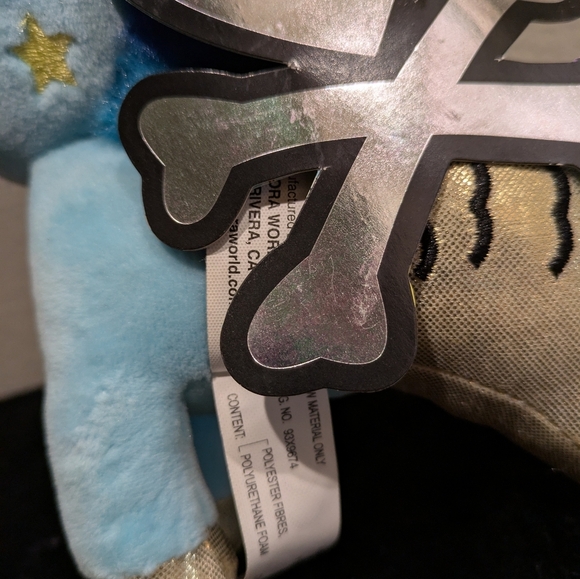 Tokidoki Blue and Gold Plush with Star Detail - Picture 4 of 8